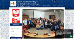Desktop Screenshot of lo-miedzyrzecz.pl